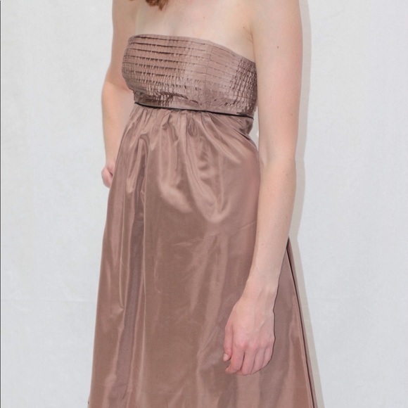catherine MALANDRINO Empire Waist Strapless Dress - Picture 1 of 9